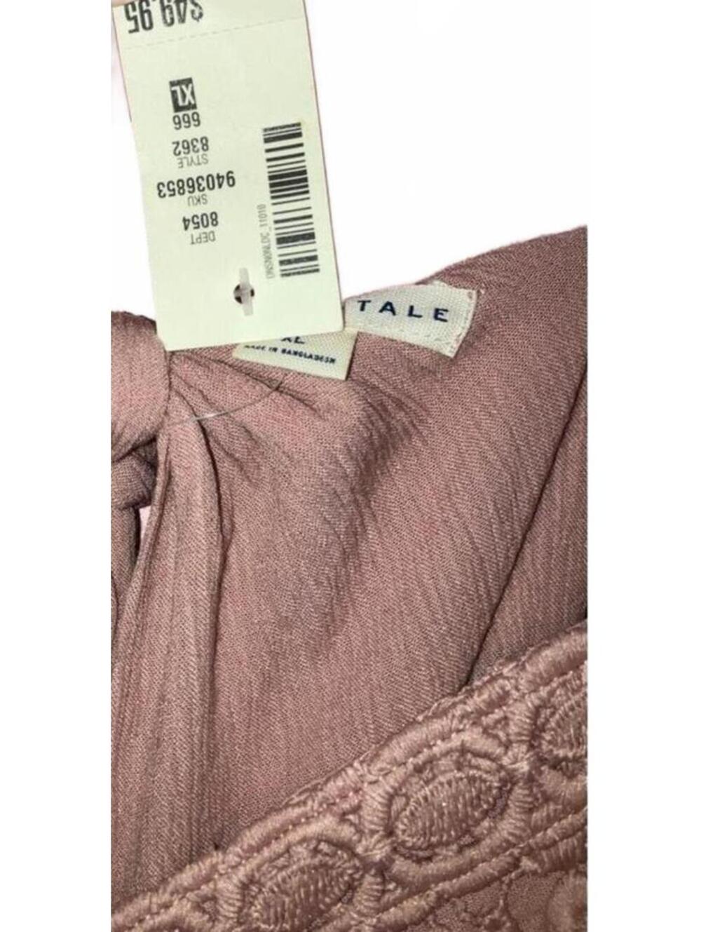 Aeropostale Brown Crochet Bust High Low Romper Women’s Size XL Dainty Boho New - Picture 4 of 4